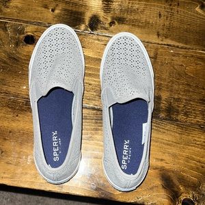 Sperry gray shoes
